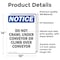 Signmission Do Not Crawl Under Conveyor Or, 10 in W x Rectangle, Vinyl Decal OS-2PACK-NS-D-1014-V-11130 - alternate 4